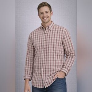 Cabela’s Plaid Button Down Shirt Men XL Outdoor Casual Long Sleeve